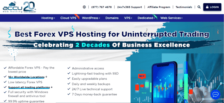 accuwebhosting cheap vps for trading